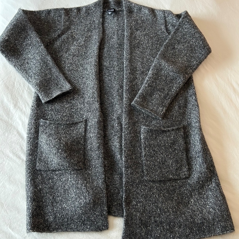 Eileen Fisher Long Mohair Cardigan Size: S